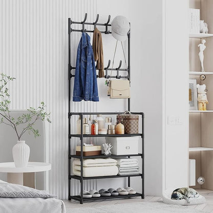 4 Tier Shoe Rack Hallway