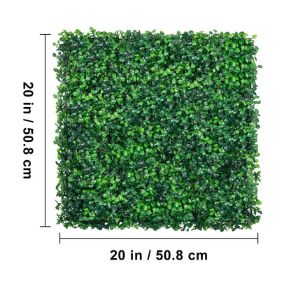 12x Artificial Plant Walls Panels 50*50cm Boxwood Hedge Grass Mat Fence