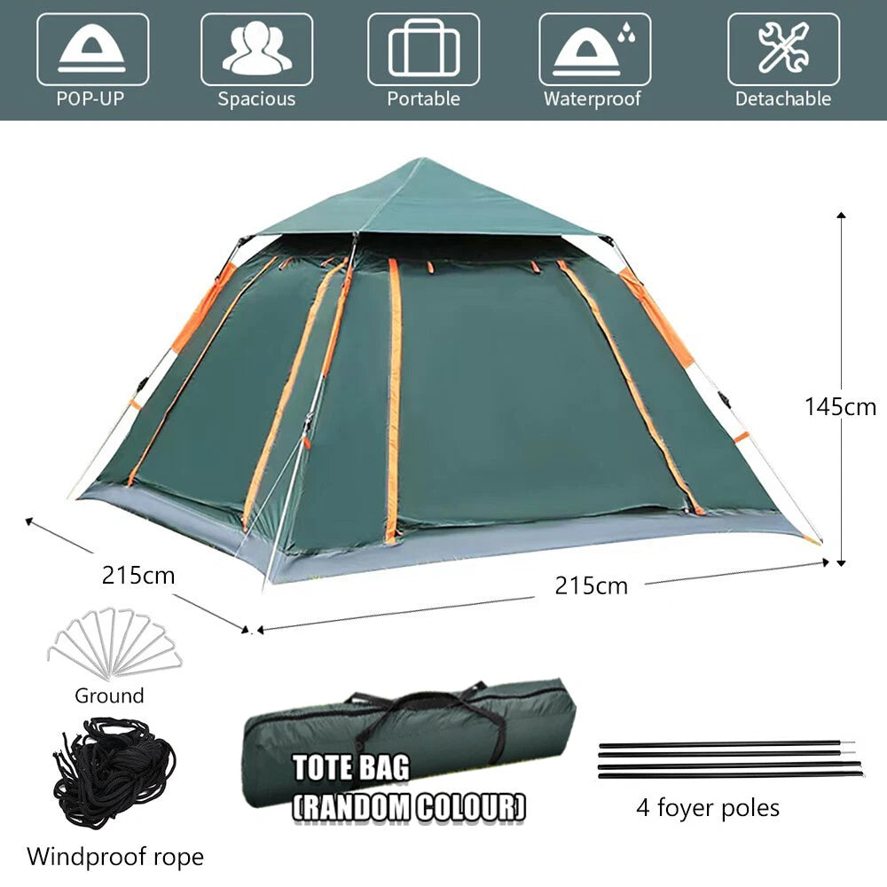 3-4 Person Pop Up Tent