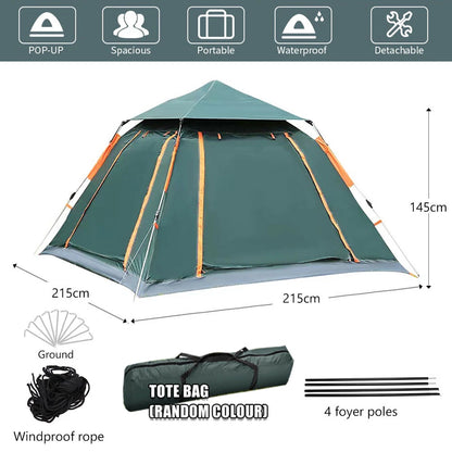 3-4 Person Pop Up Tent