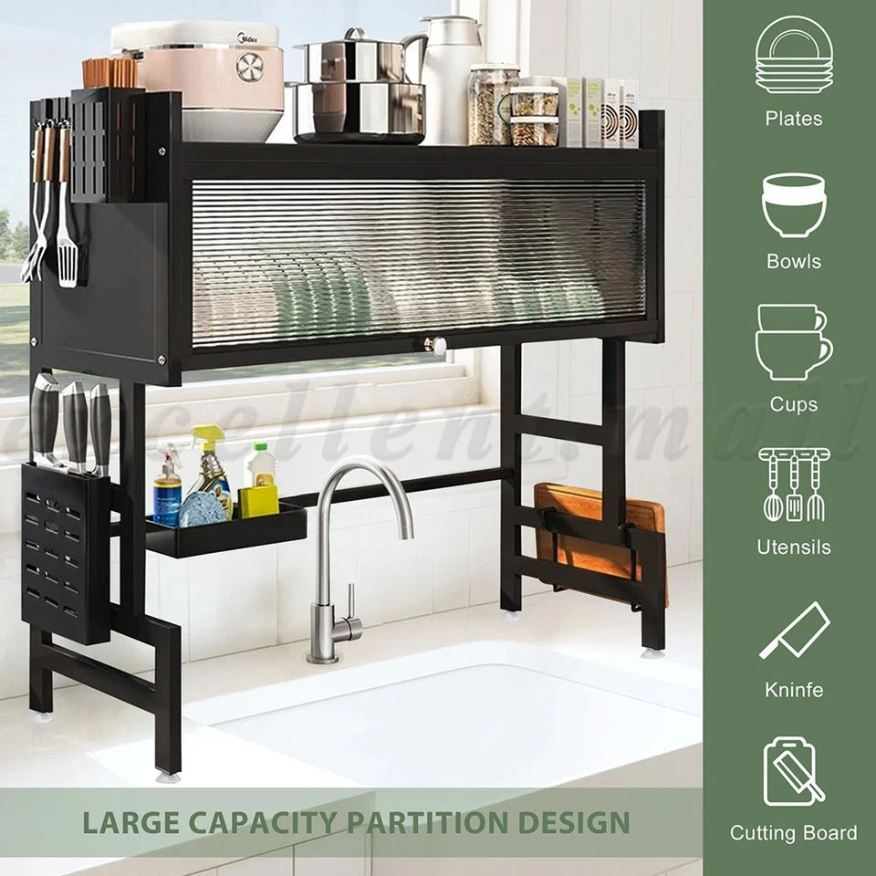 Over Sink Organiser Dish Drying Rack Holder