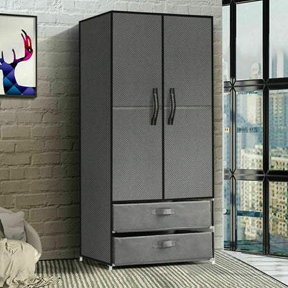 Wardrobe Storage Cabinet with Shelves