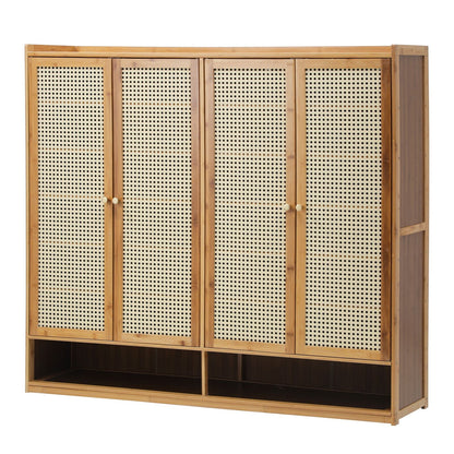 Shoes Rack Organiser Shelf 4 Doors 70 Pairs