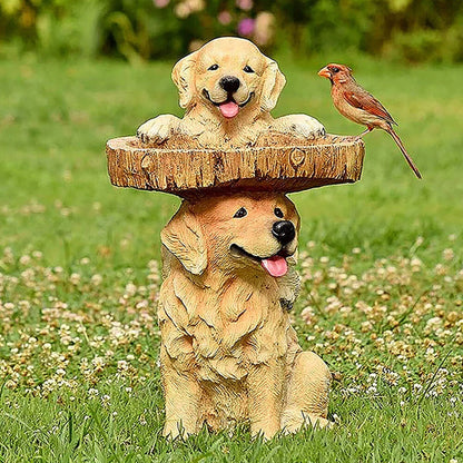 Bird Bath & Feeder Statue