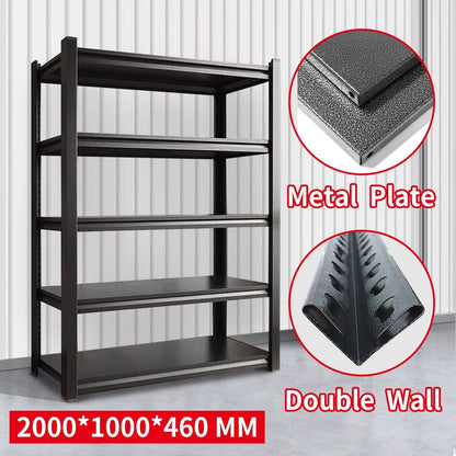 Metal Garage Shelving Warehouse Rack 2Mx1Mx0.46M