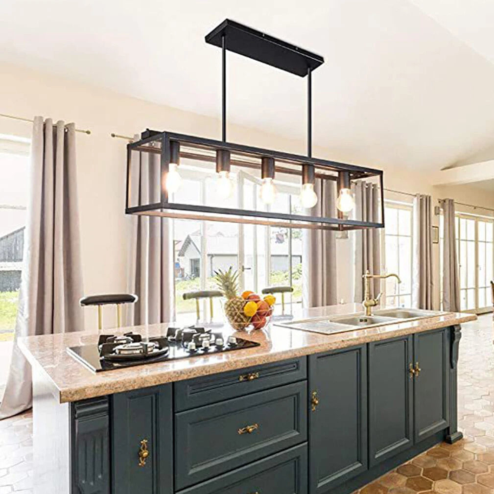 Industrial Kitchen Island Chandelier