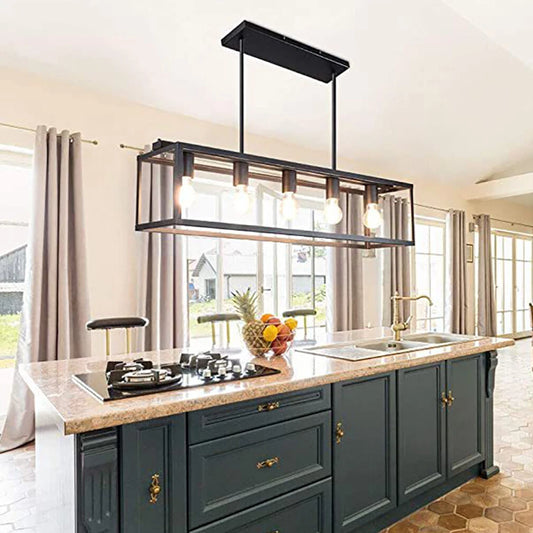 Industrial Kitchen Island Chandelier
