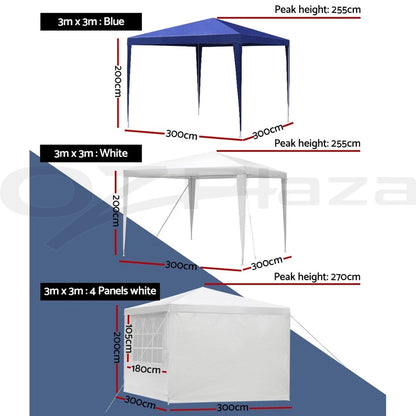 Gazebo 3x3 Outdoor Marquee Party Tent