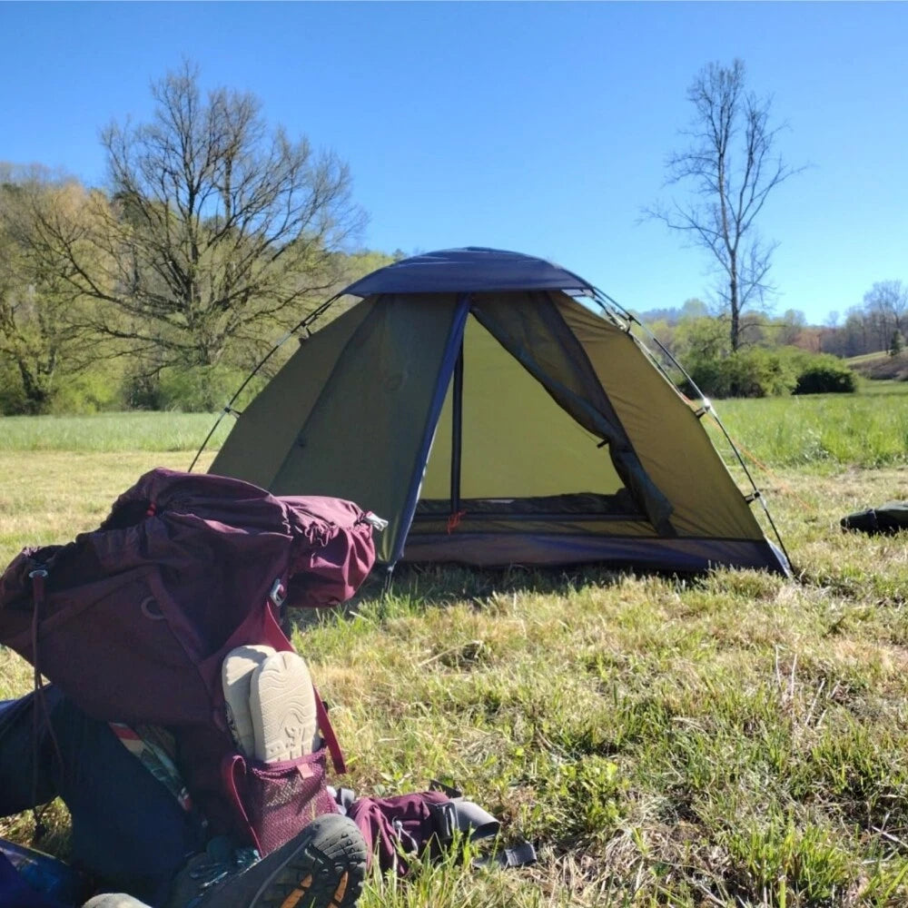 Upgraded 1-2 Person Easy Setup Camping Tent