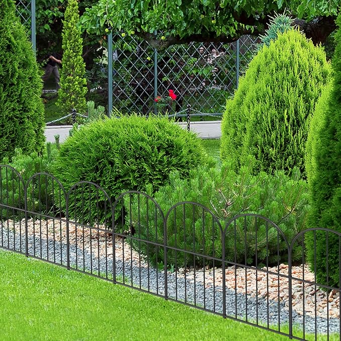 10 Panels Decorative Garden Fence - Canada