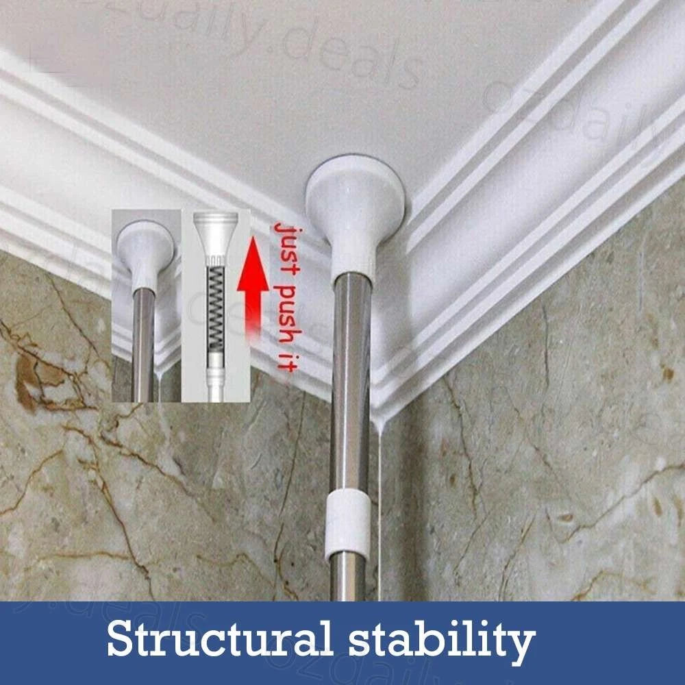 4 Tier Telescopic Shower Corner Shelf Caddy