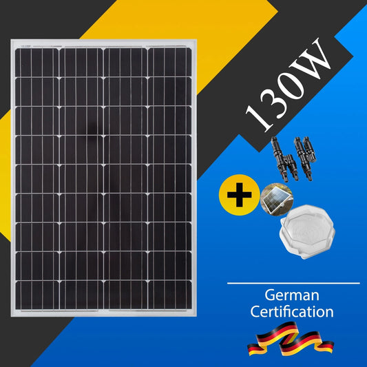 130W Solar Panel Fixed Mono 12V