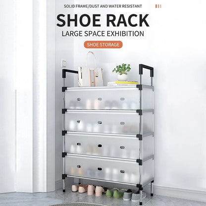 6/7Tier Shoe Rack Stackable Cabinet