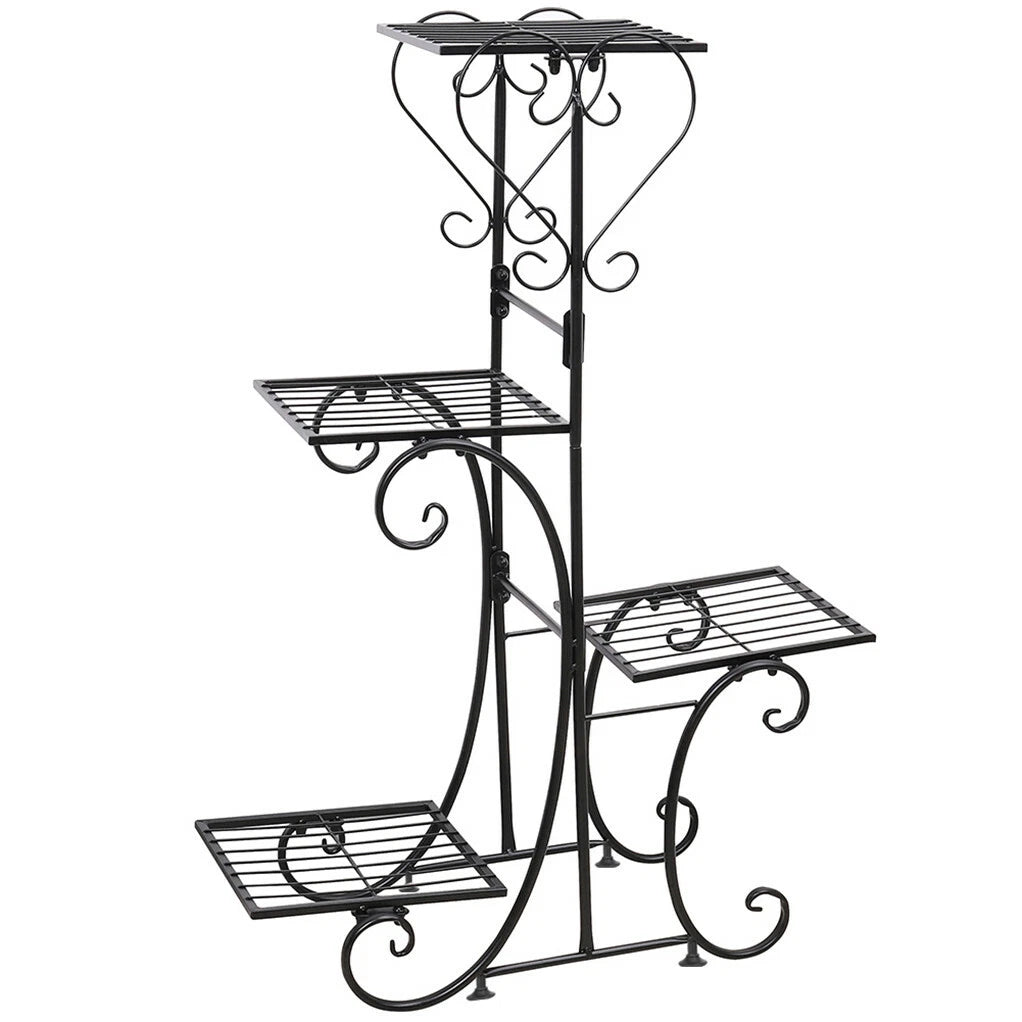4 Tier Iron Plant Stand