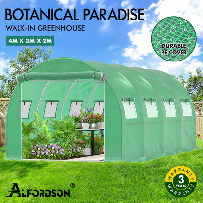 Greenhouse Dome Gabled Shed Walk in Green House