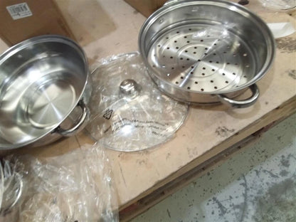 Stainless Steel Steamer Kitchen Pot Tool 3 Tier