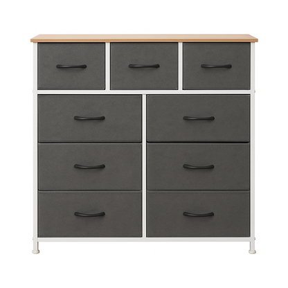 Chest of Drawers Storage Cabinet Tower Dresser Wood Top