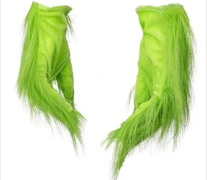 The Grinch Adult Full Head Mask Hat Gloves