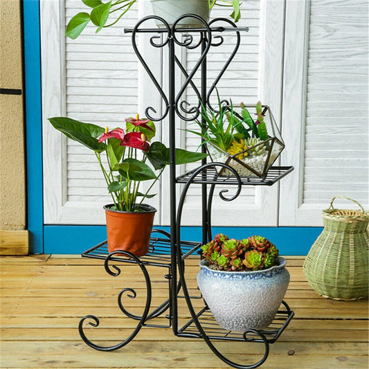 4 Tier Iron Plant Stand