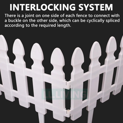 Plastic Garden Edging Lawn Yard Plant Flower Fence