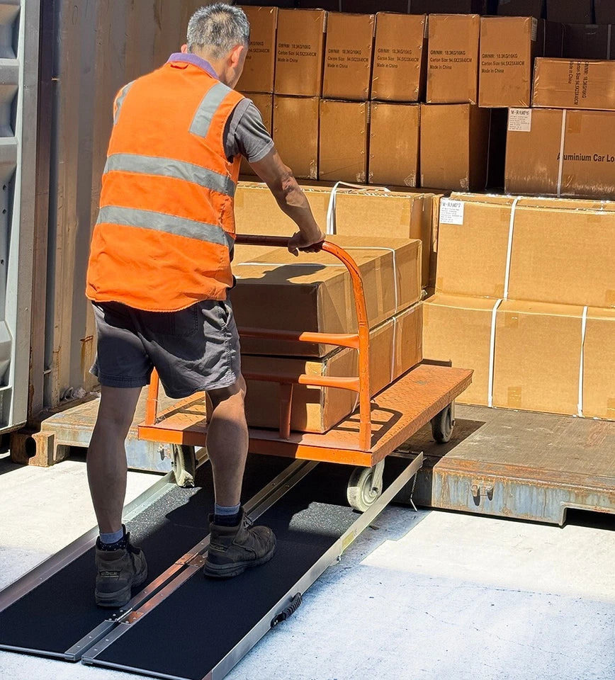 Multi folding Wheelchair Ramp 272kg Rated Portable Non-Slip