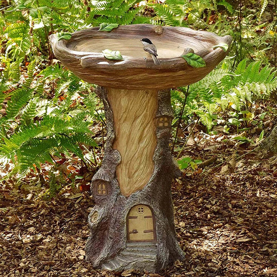 Bird Bath & Feeder Statue