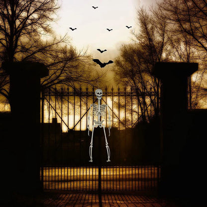 Halloween Poseable Skeleton Full Life Size Human Skeleton Decoration