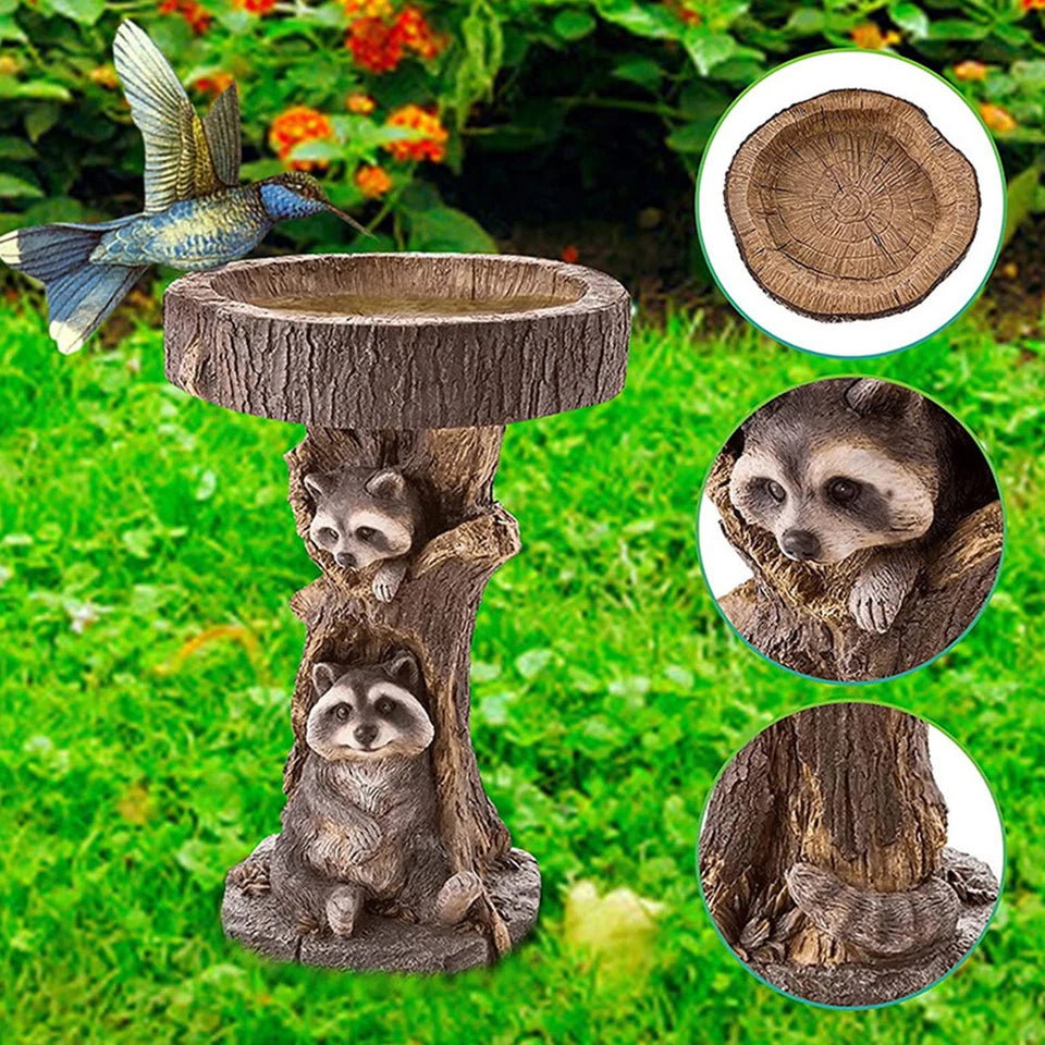 Bird Bath & Feeder Statue