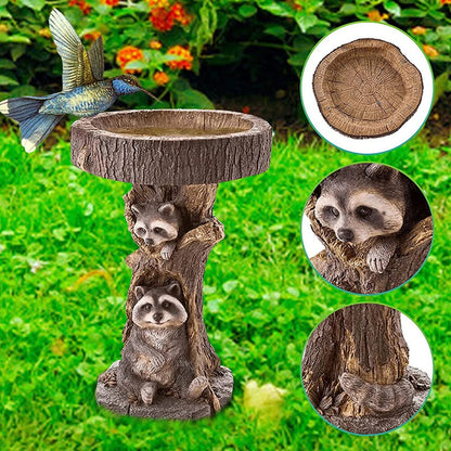 Bird Bath & Feeder Statue