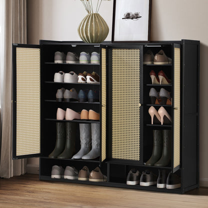 Shoes Rack Organiser Shelf 4 Doors 70 Pairs