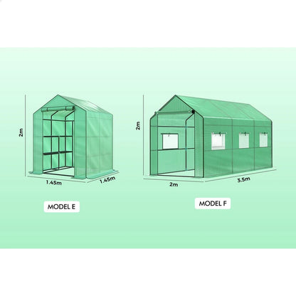 Greenhouse Dome Gabled Shed Walk in Green House