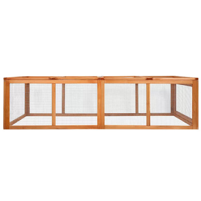 i.Pet Rabit and Chicken Hutch - Brown