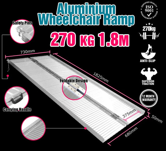 Wheelchair Ramp 1.8M Aluminium