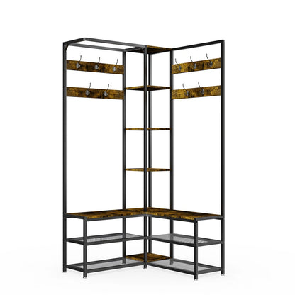 Industrial Entryway Coat Rack