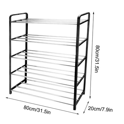 5-Tier Stackable Shoe Rack