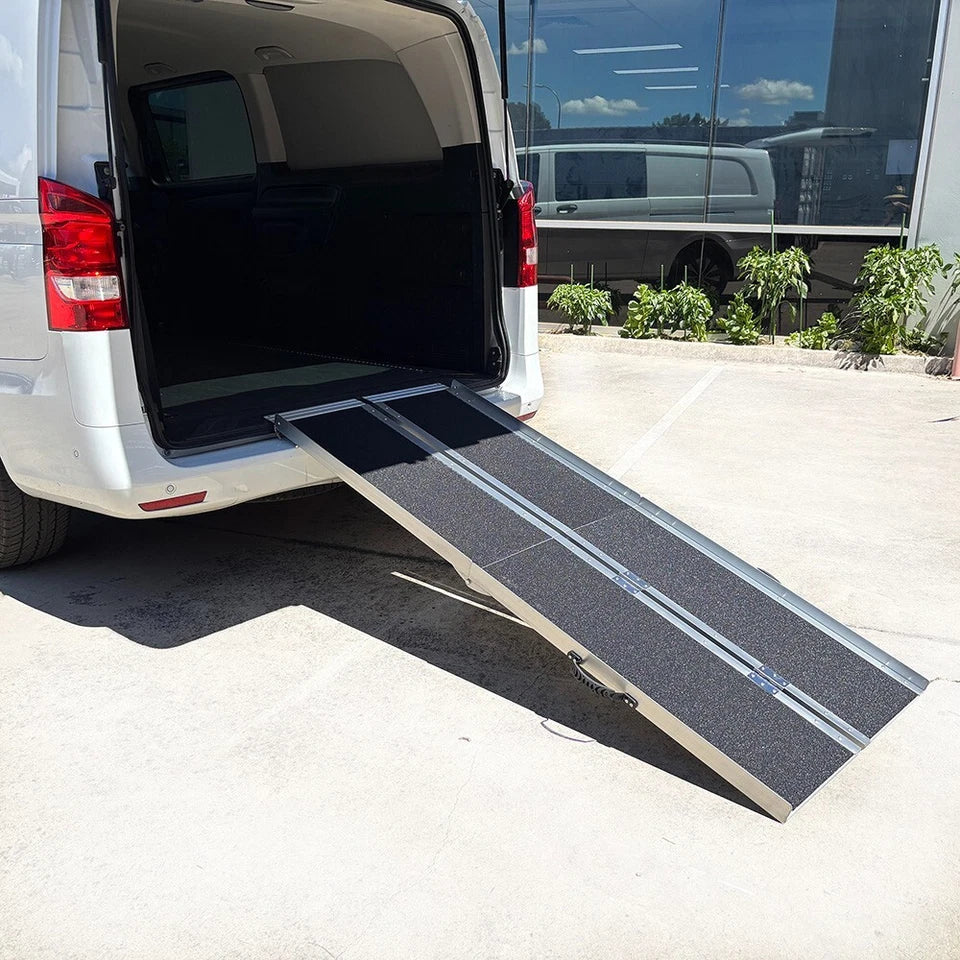 Multi folding Wheelchair Ramp 272kg Rated Portable Non-Slip
