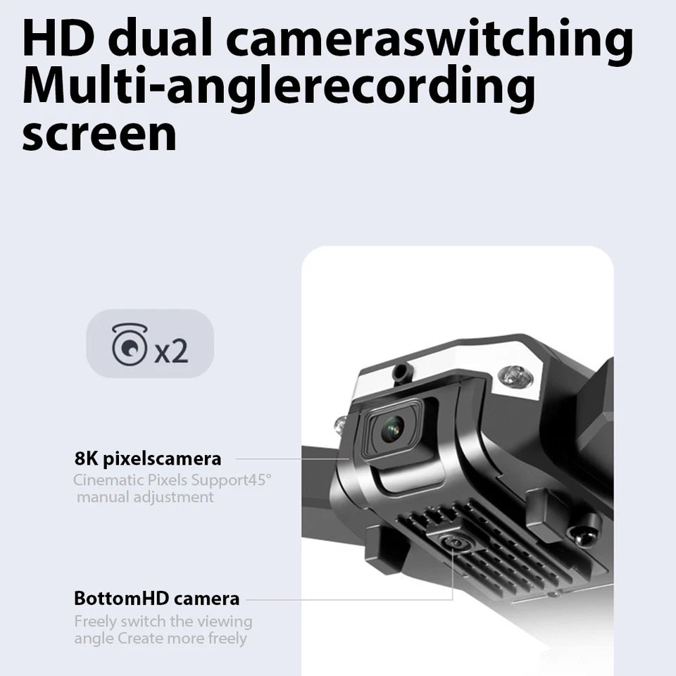 8K Drone HD Dual Camera GPS Drones WiFi FPV Foldable