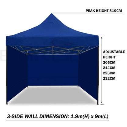 3x3m Pop Up Gazebo Outdoor Tent