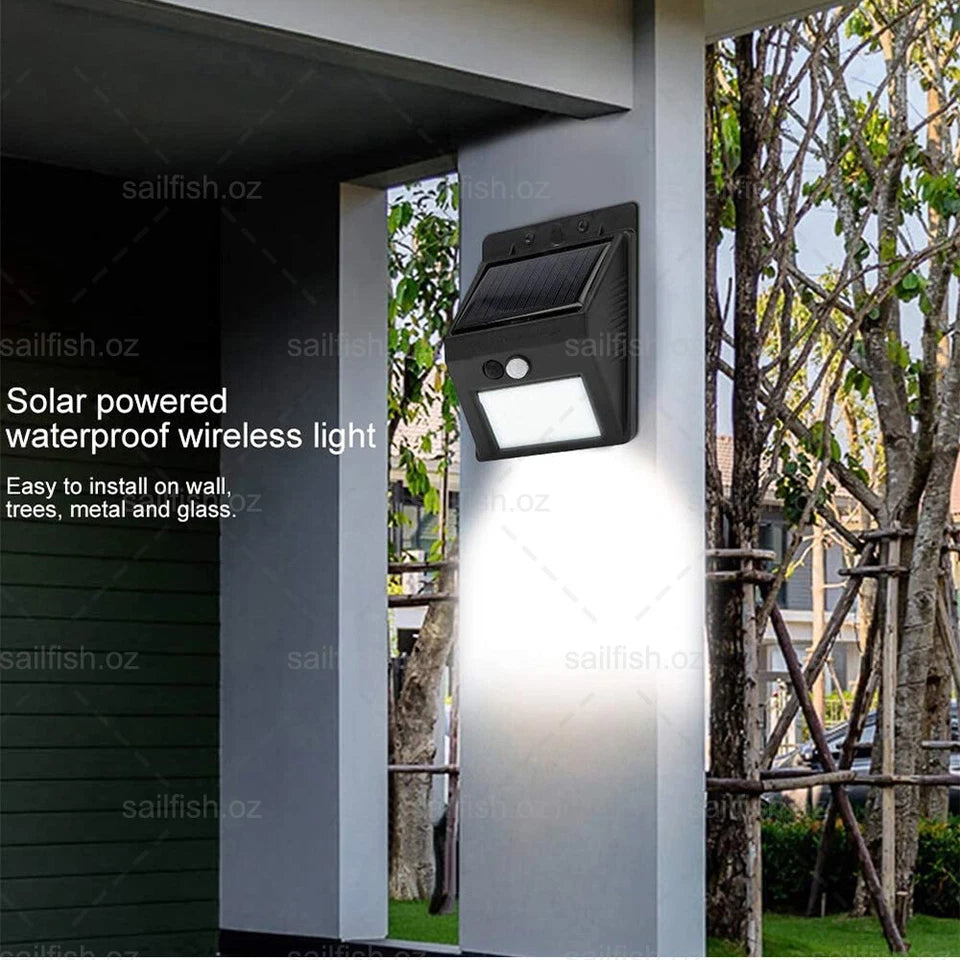 4X 20 LED Solar Powered Sensor Light