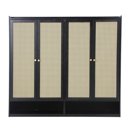 Shoes Rack Organiser Shelf 4 Doors 70 Pairs