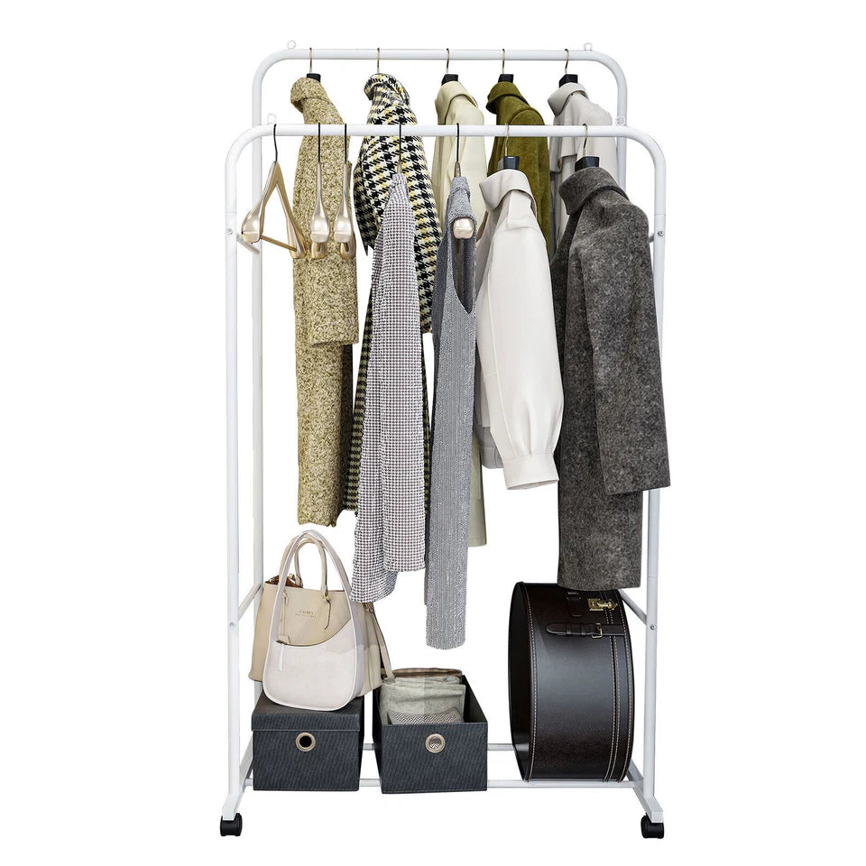 Metal Garment Display Rolling clothes Rail