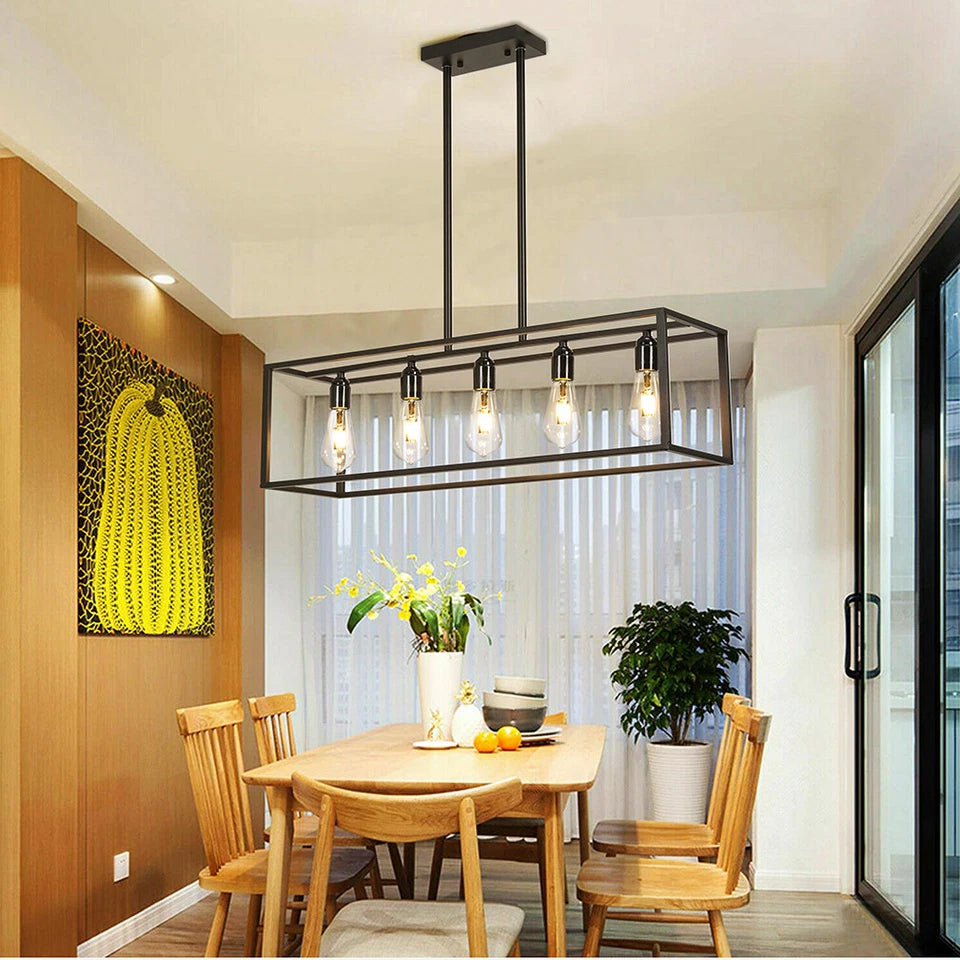 Industrial Kitchen Island Chandelier