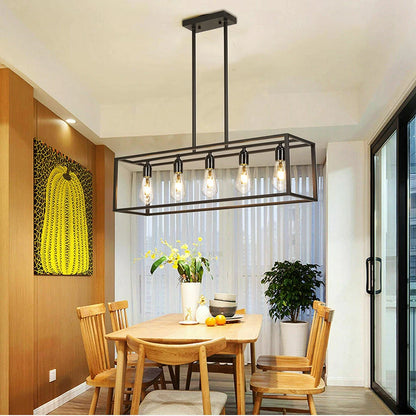 Industrial Kitchen Island Chandelier