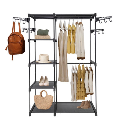 6-Tier Wire Shelving Garment Rack