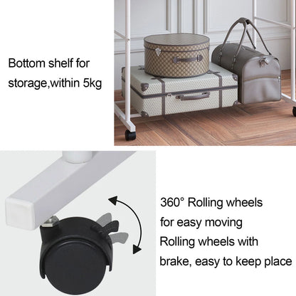 Metal Garment Display Rolling clothes Rail