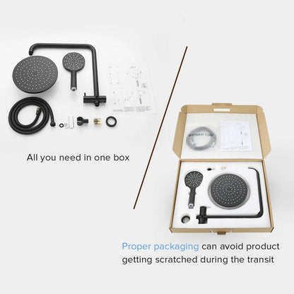 9" Shower Head Set 2 in 1