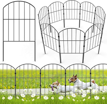 10 Panels Decorative Garden Fence - Canada