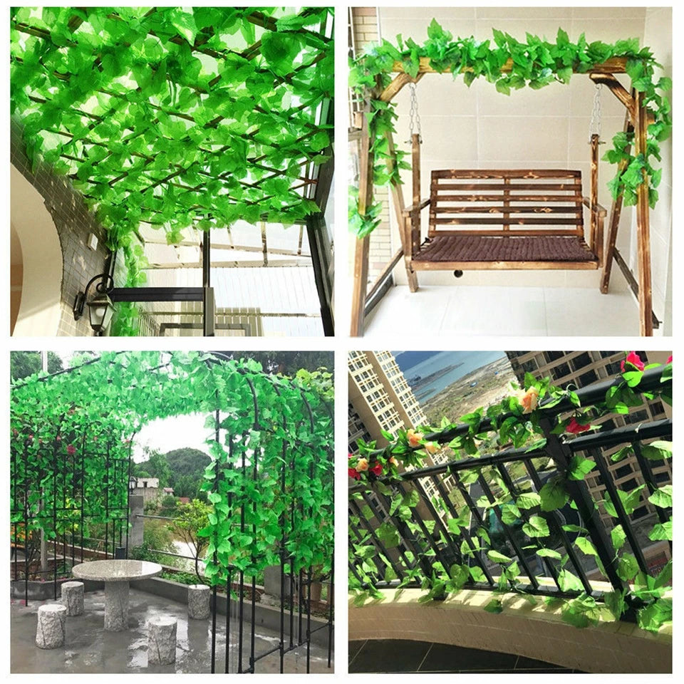 Artificial Ivy Vine Fake Foliage Hanging Leaf