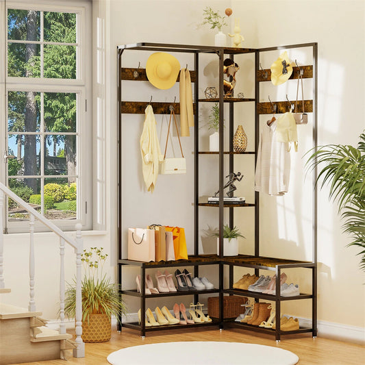 Industrial Entryway Coat Rack