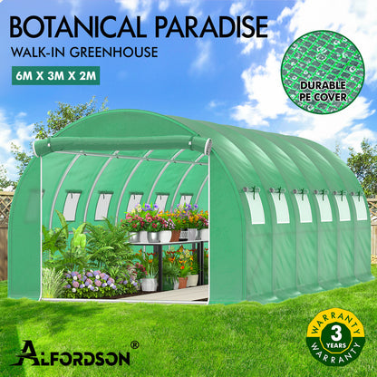 Greenhouse Dome Gabled Shed Walk in Green House